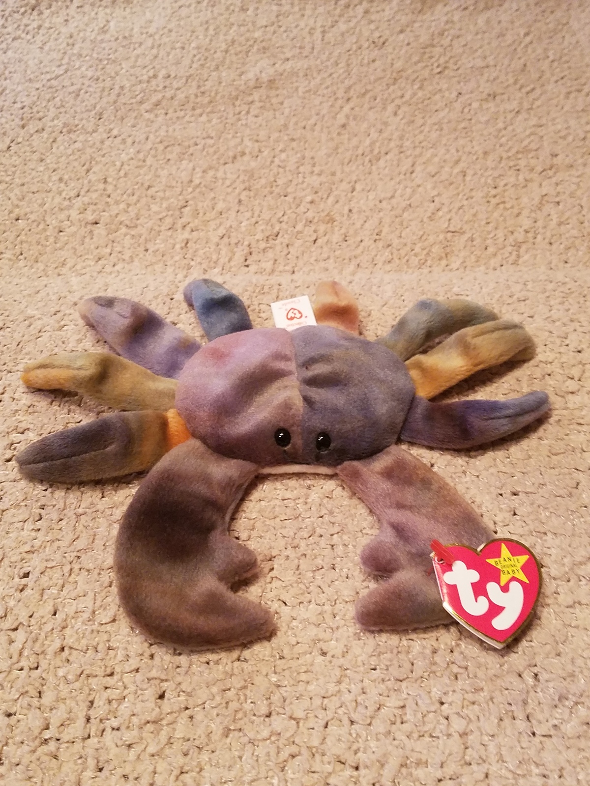 rare claude beanie baby