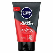 Nivea Men Facewash, Deep Impact Acne, With Himalayan Rock Salt, 100 Gm - $20.08