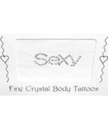 SEXY Crystal Body Word Tattoo SEXY - $6.99