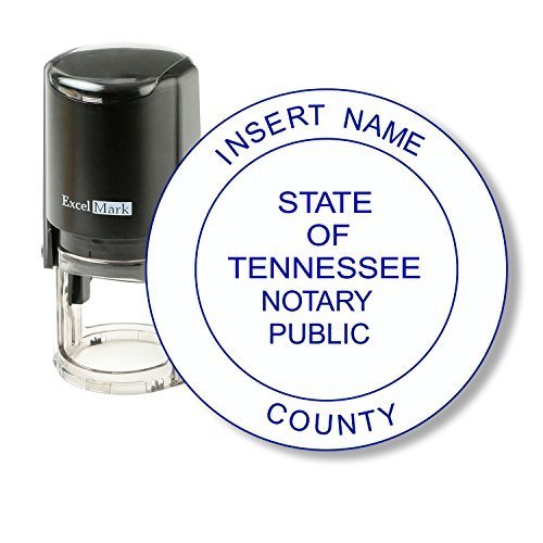 Excelmark Self Inking Notary Stamp Tennessee Stamps 4256