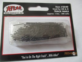 Atlas # 2540 Track Nails for HO & N Scale (approx 1.4 oz 500 nails) per Pack image 1