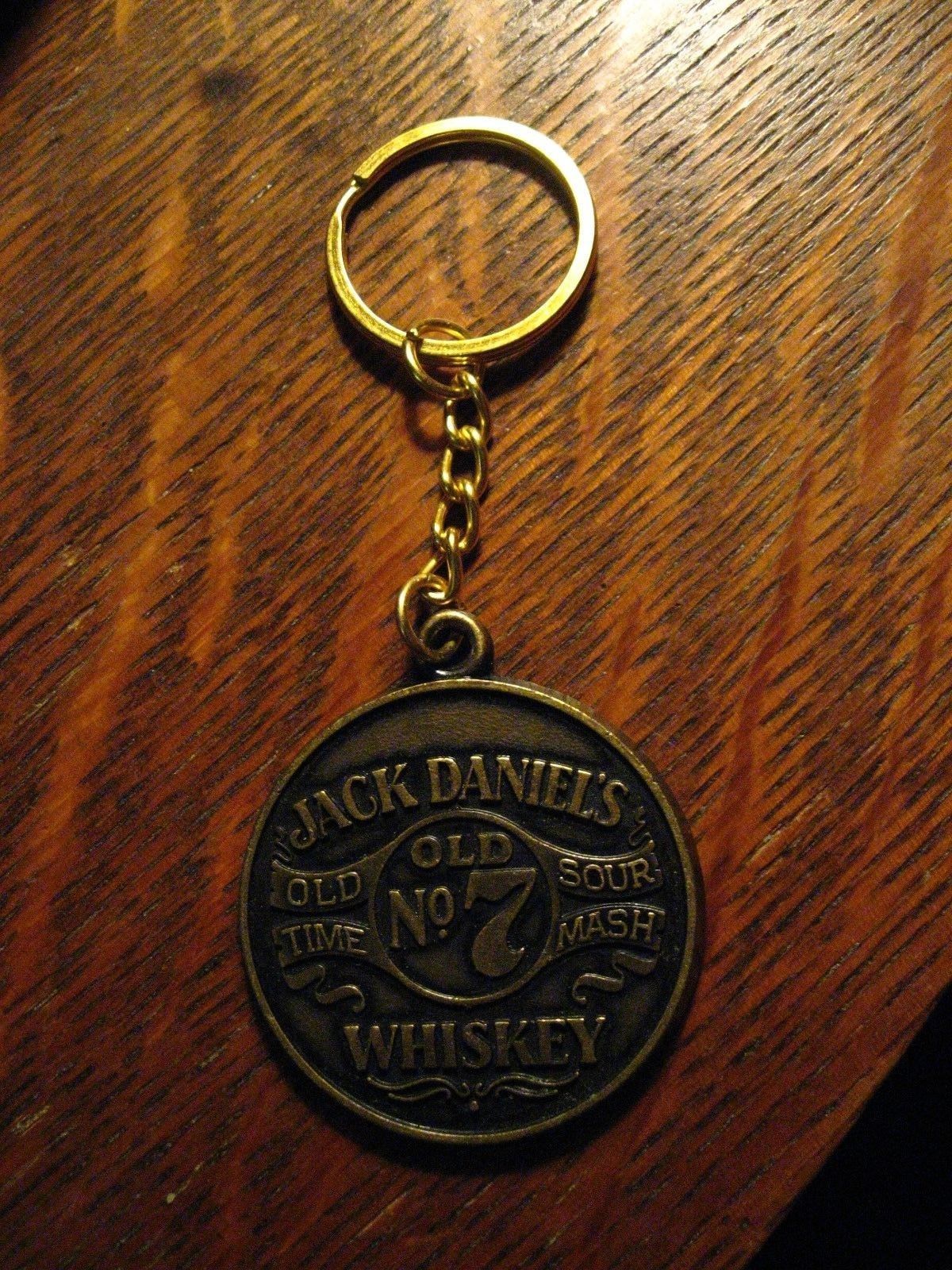 Jack Daniel's Whiskey Keyring Jack Daniels Whisky Old No 7 Sour Mash