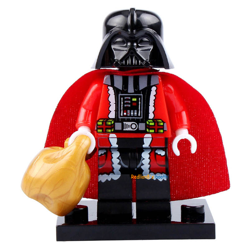 Santa Darth Vader Star Wars Minifigure Lego Compatible Toys