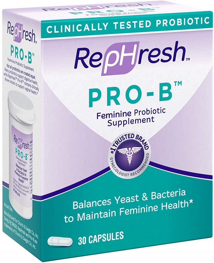 Rephresh Pro-B Probiotic Feminine Supplement, 30 Capsules ( Pack Of 3 ...