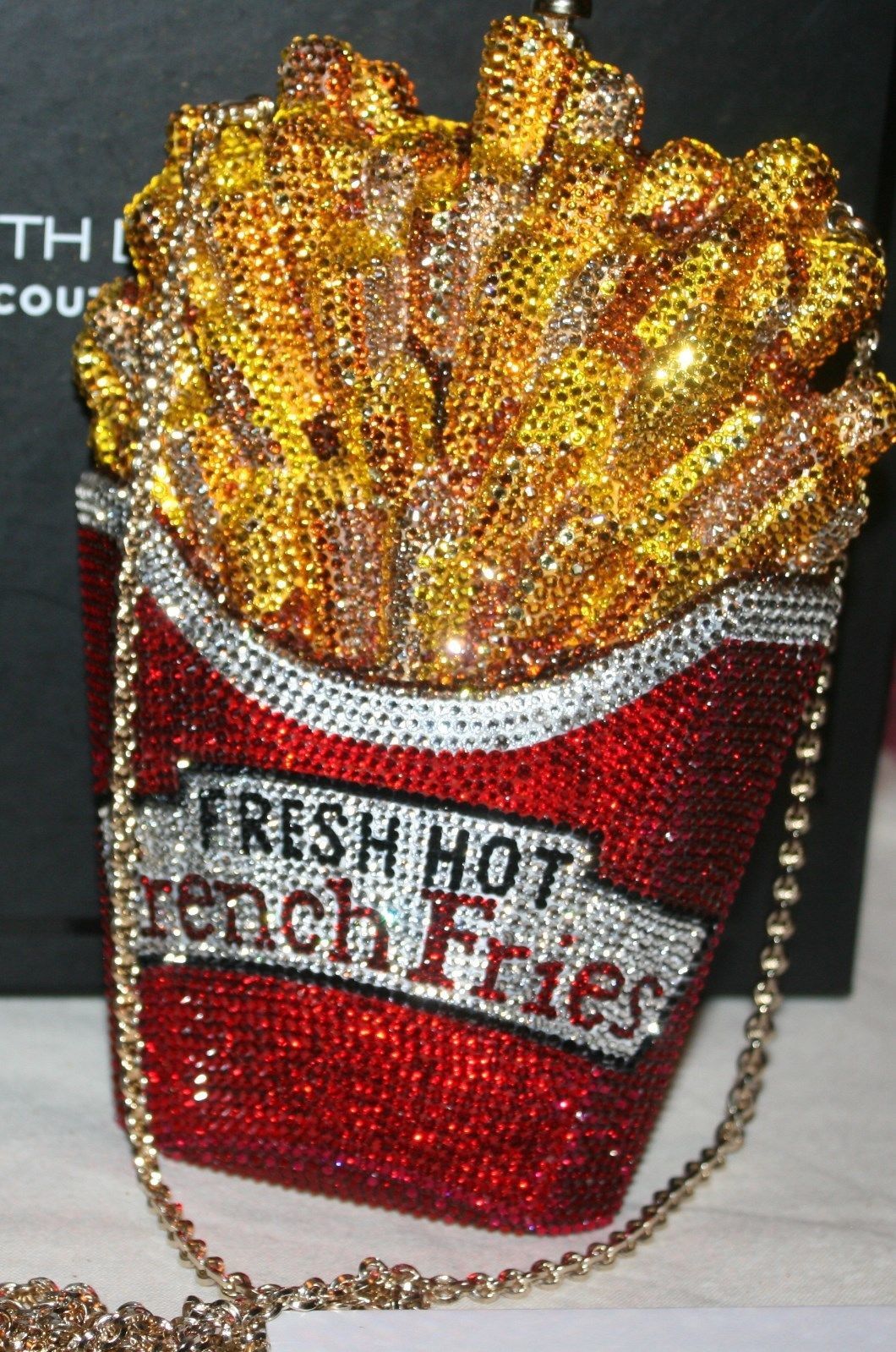 Sparkly french fry online purse