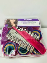 CONAIR Magnetic RollersBody &amp; Fullness Curls 75 pcs Clips And Comb Inclu... - $23.99