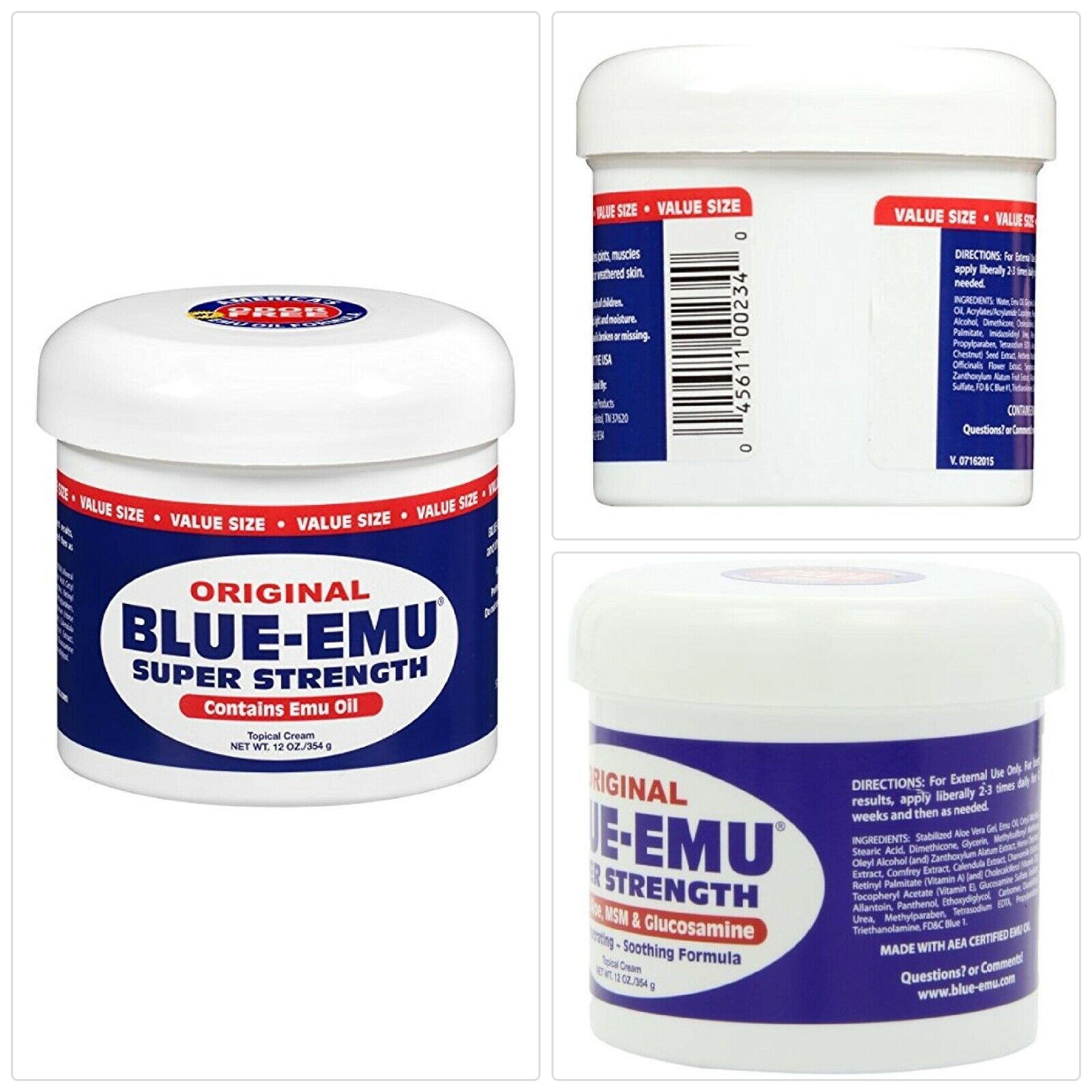 Blue Emu Original Analgesic Cream, 12 Ounce (Packaging May Vary