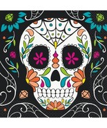 Skull Day of the Dead 20 Ct Luncheon Napkins Halloween - $3.55