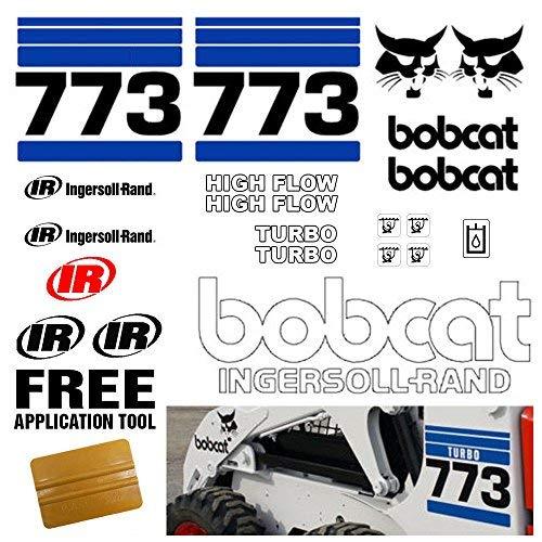 763 d Replacement decals decal kit sticker set skid loader steer fits bobcat