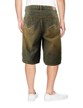 Men's Cotton Blend Denim Faded Wash Quality Relaxed Fit Casual Jean Shorts image 4