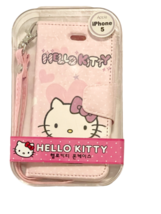 NEW Lot 5 Apple Phone iPhone 5 Case Cover HELLO KITTY Wallet Holder Strap Sanrio image 5