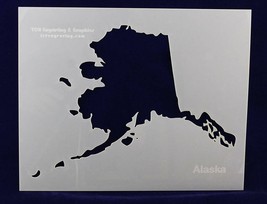 State of Alaska Stencil -14 mil Mylar Painting/Crafts - $14.46