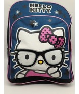 Hello Kitty Blue Logo Backpack Back to School SEE PICS  - $28.04