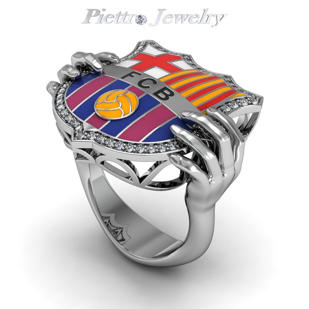 Barcelona Jewelry Fashion Gold Plated Ring Genuine Gemstone