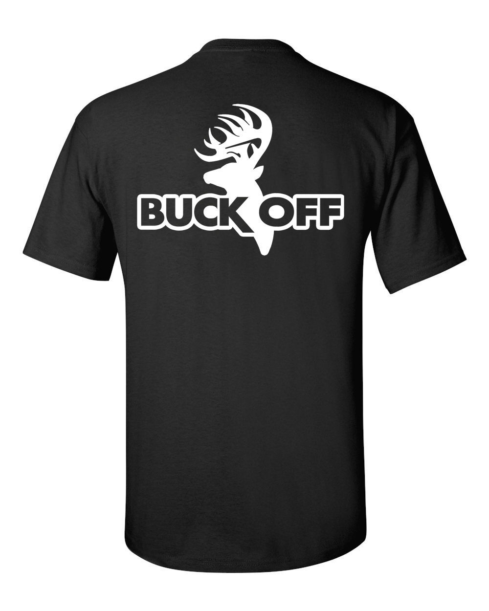 Buck Off Logo T shirt short sleeve bow hunting archery deer hunter compound bow