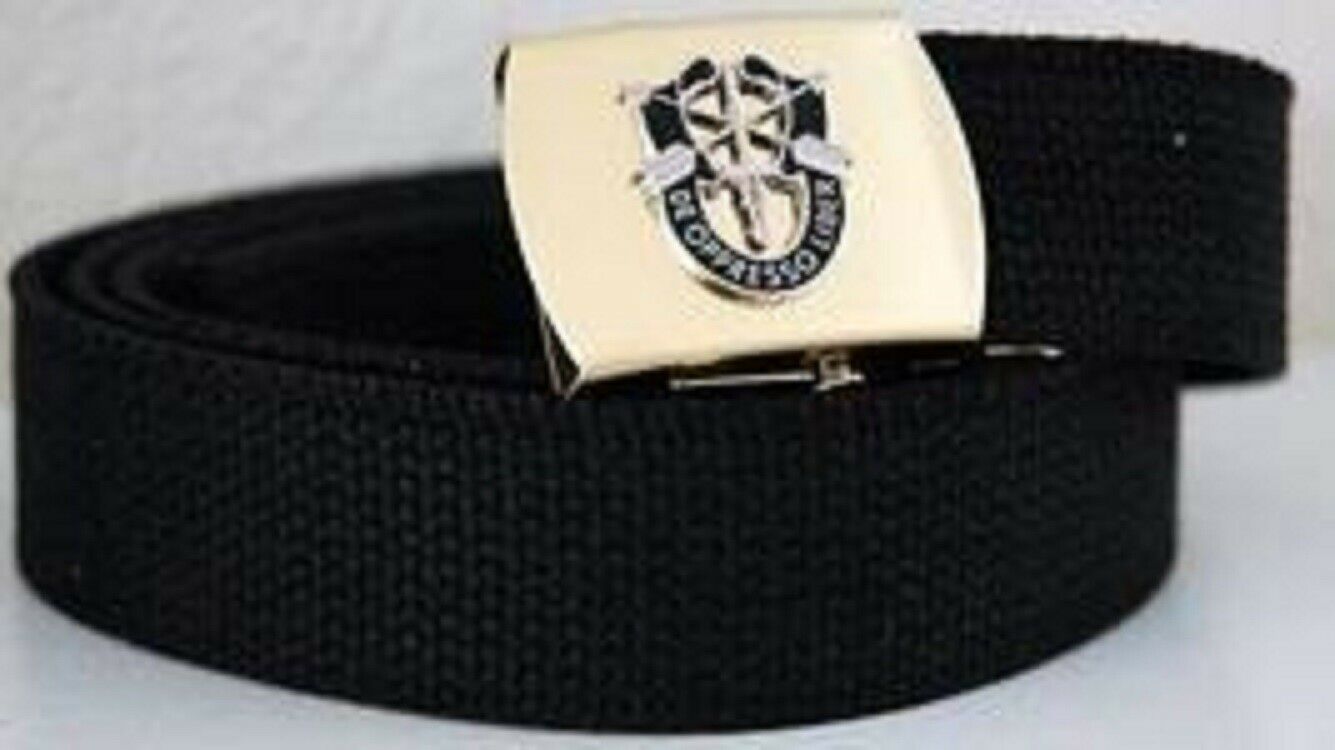 US Army Special Forces cuff link,Tie Clip and Belt with buckle Patches
