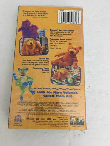 BEAR IN THE BIG BLUE HOUSE vol 3 VHS jim henson Dancin' the Day Away ...