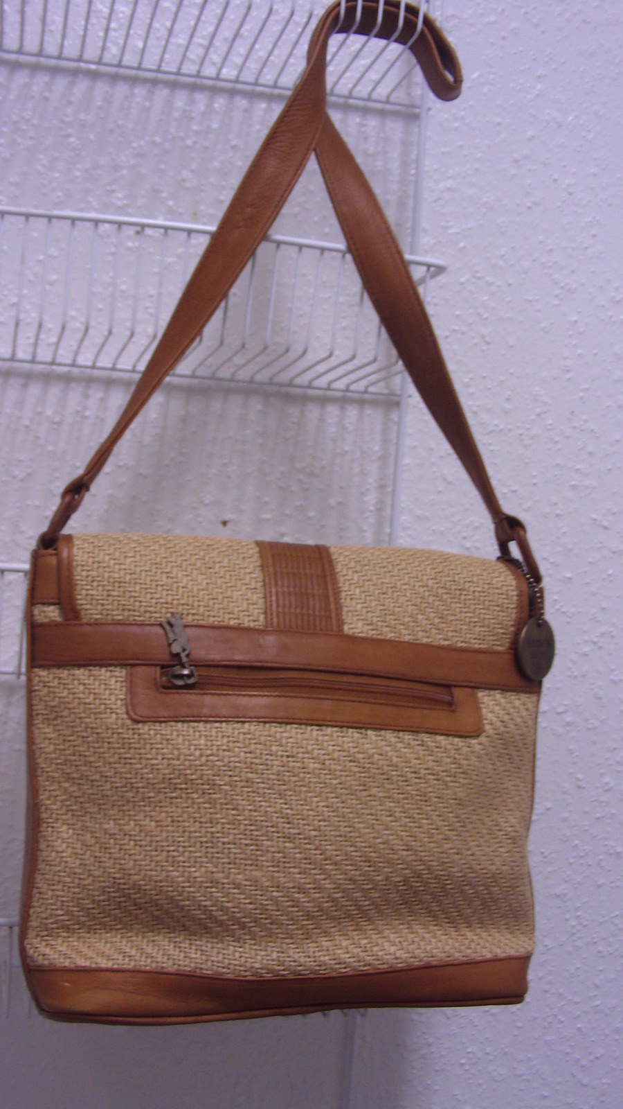 American Angel Brown Beige Medium Cross Body Over Shoulder Bag Free