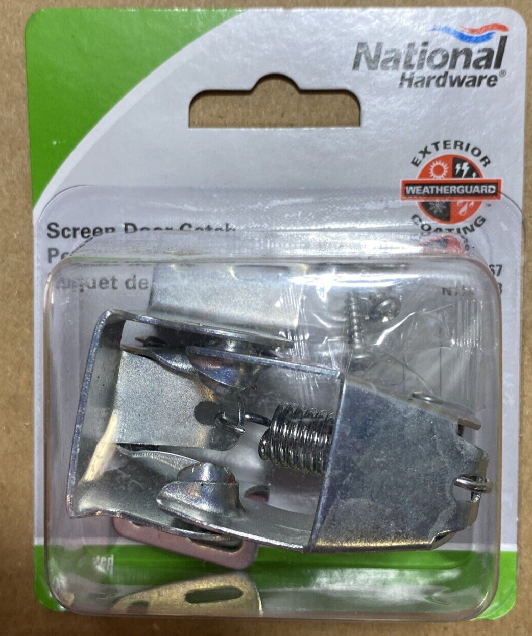 30 Pk Steel Zinc Plated Spring Loaded Screen Door Holder Latch Catch