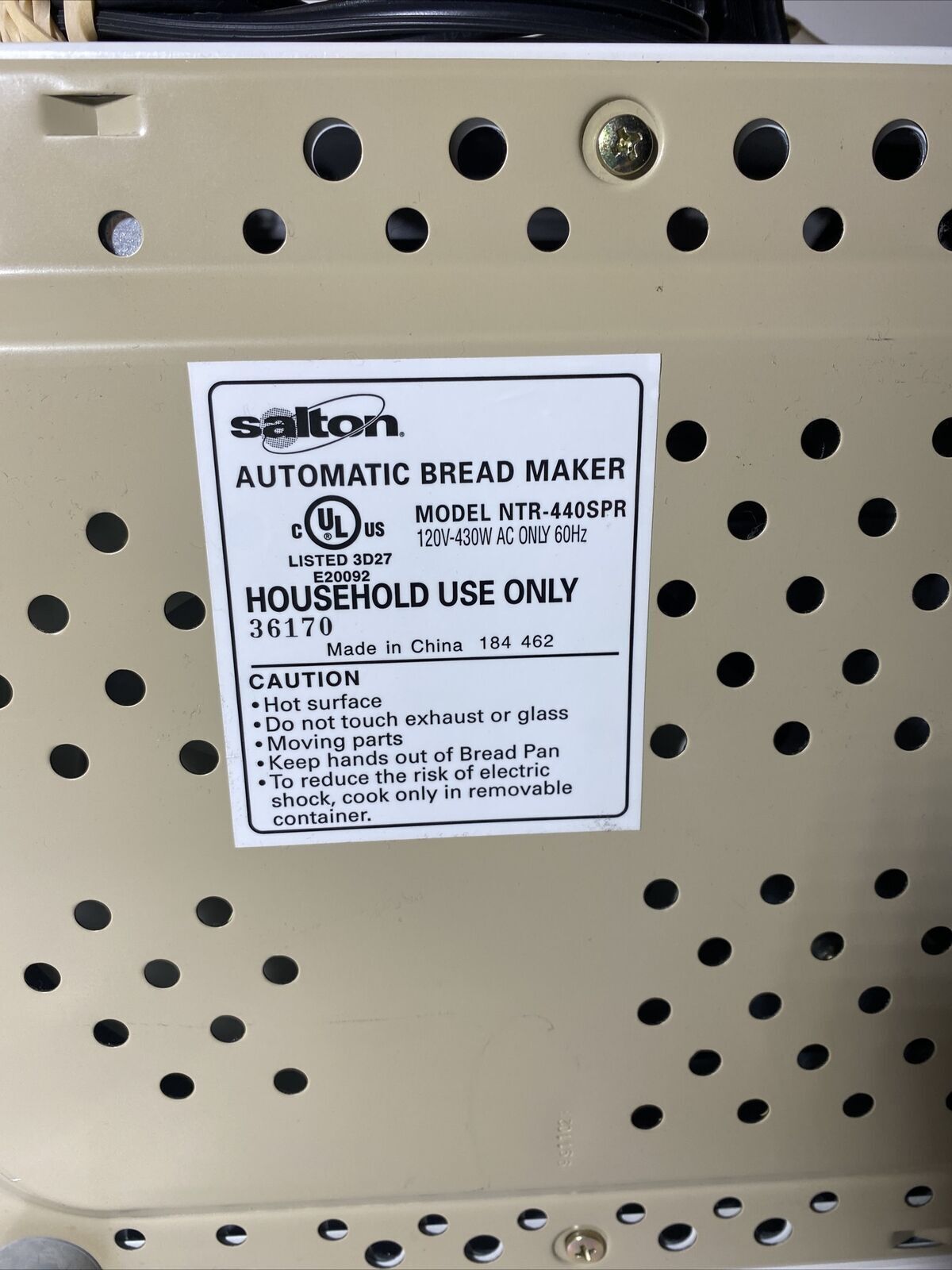 Belt for Nutritionist Bread Maker Machine and similar items