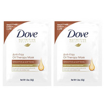 Pack of (2) New Dove Anti-Frizz Oil Smooth Hair Mask, 1.5 oz - $7.19