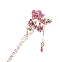 Chinese Retro Style Tassels Women Girls Hair Pin Hair Stick (Pink) - $13.00