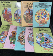 Lot of 9 Disney Small World Library Hardcover Geography Adventure Books - $16.82