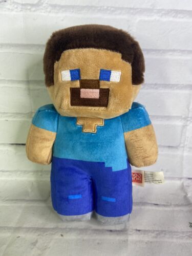 Minecraft Steve Plush Toy Stuffed Doll Figure Mojang Video Game Mattel ...