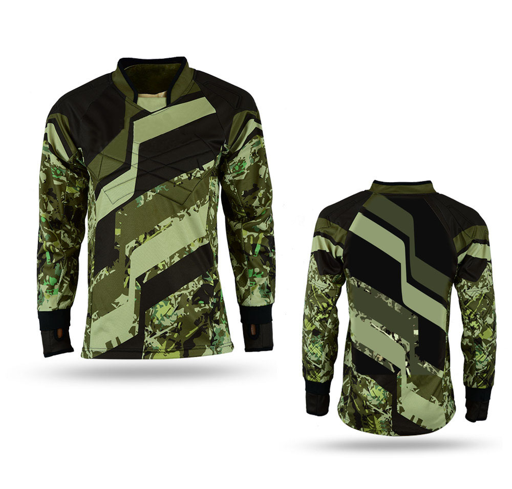 Hash High Quality Brand New Long Sleeve Padded Paintball Jersey HU