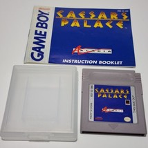 Caesar&#39;s Palace Nintendo Game Boy with Manual and Nintendo Game Case - $12.86