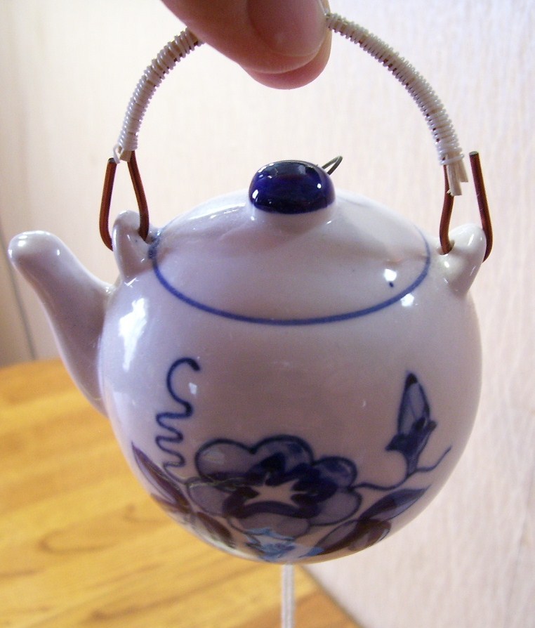 Japanese Ceramic Teapot Windchime Very Cute And 50 Similar Items Japanese Ceramic Teapot Windchime