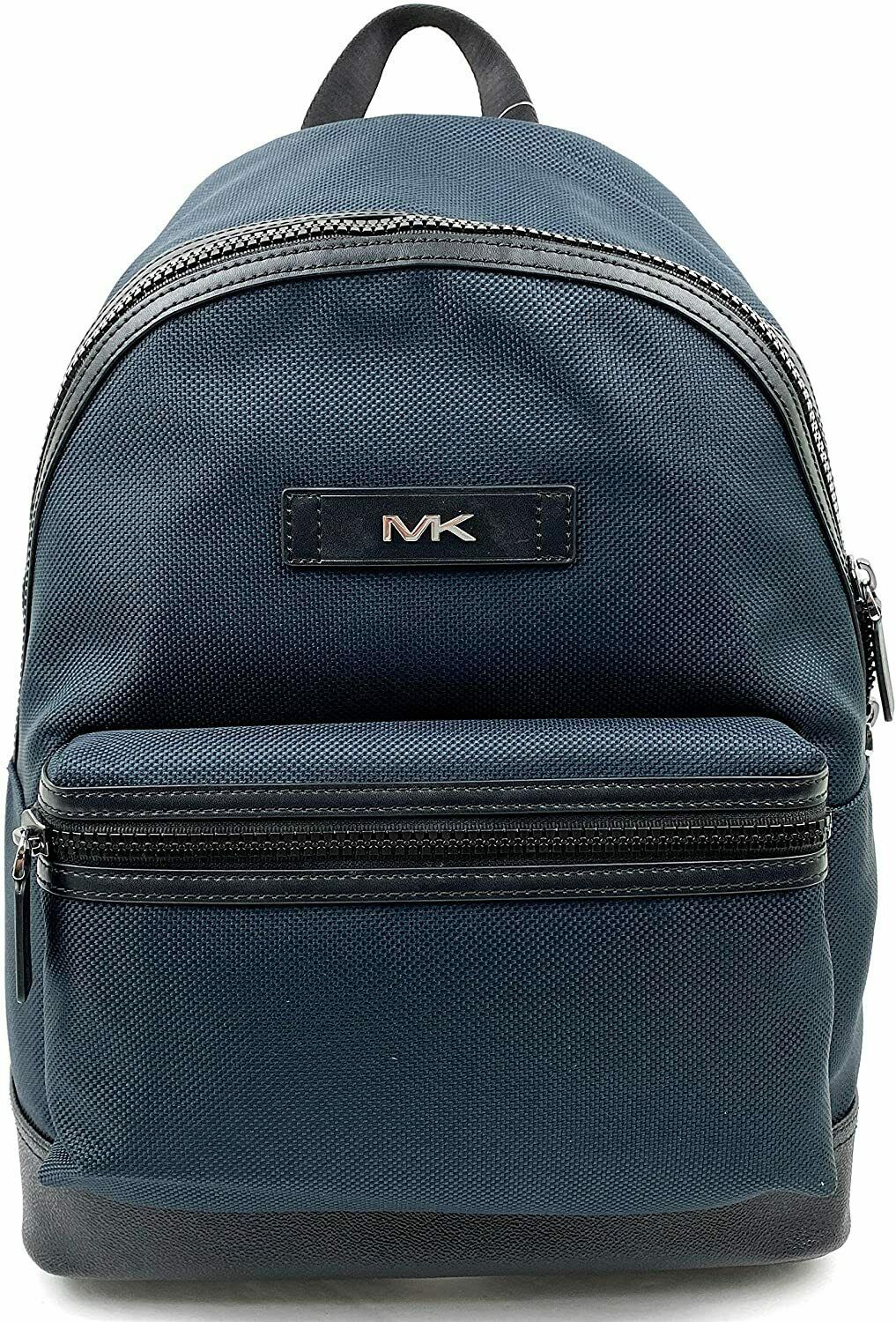 NWB Michael Kors Kent Sport Navy Blue Nylon LG Backpack 37F9LKSB2C Dust Bag FS