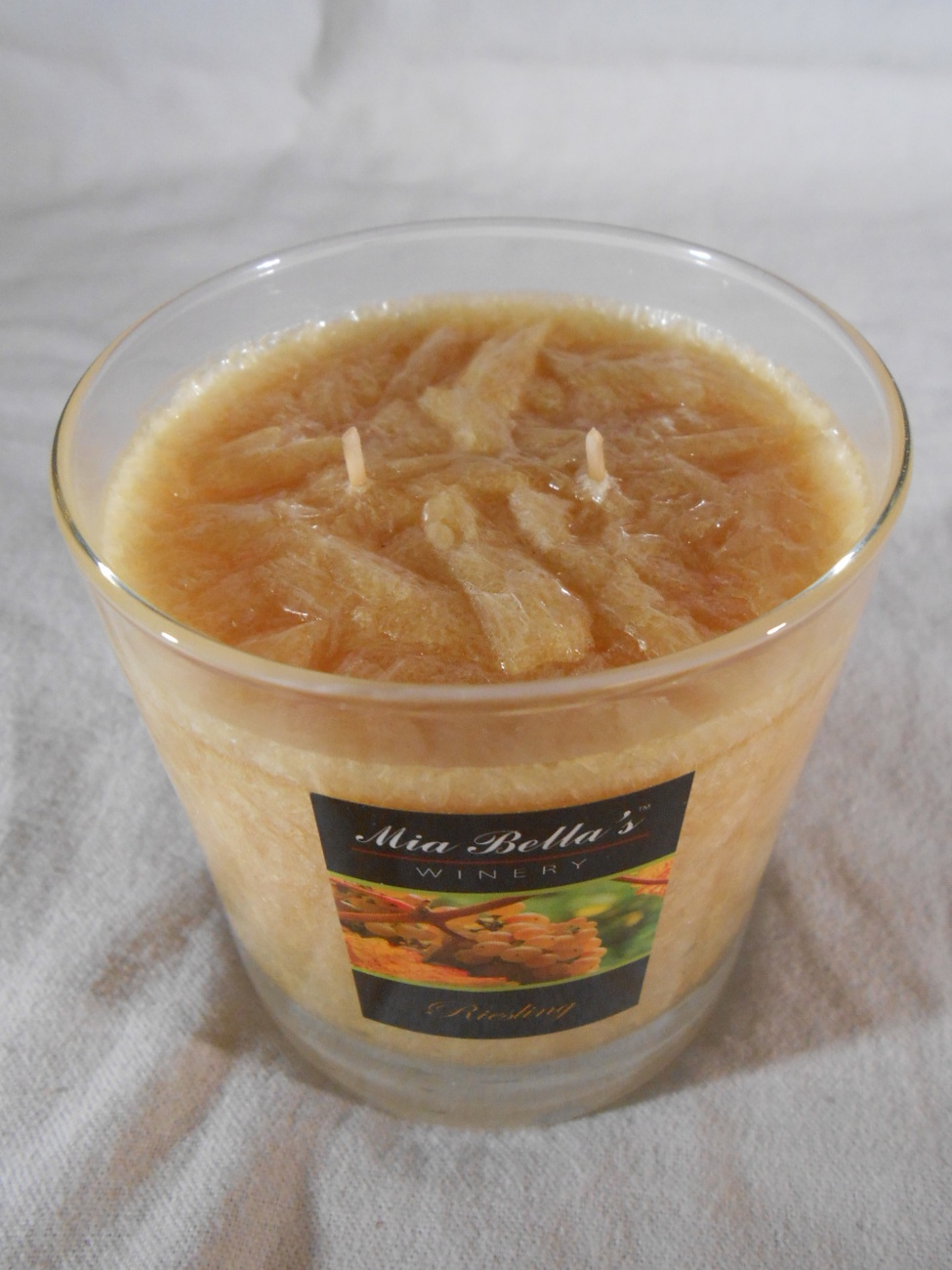 WINE SCENTED Jar CANDLES Reisleing Merlot NATURAL WAX Mia