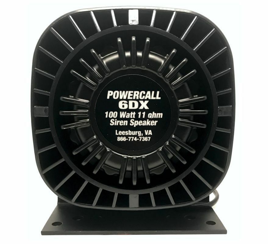 Powercall Siren speaker 6DX 100 Watt Powercall certified Siren