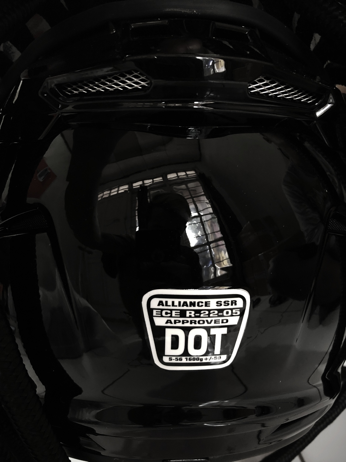 APPROVED DOT/ECE Custom Predator Helmet Orange Fire Line Style