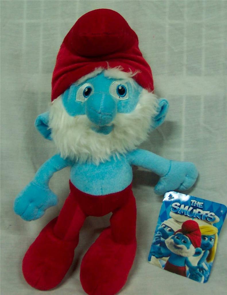 smurfs beanbag plush