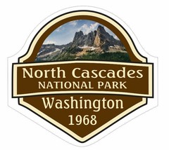 North Cascades National Park Sticker Decal R1450 Washington YOU CHOOSE SIZE - $1.45+