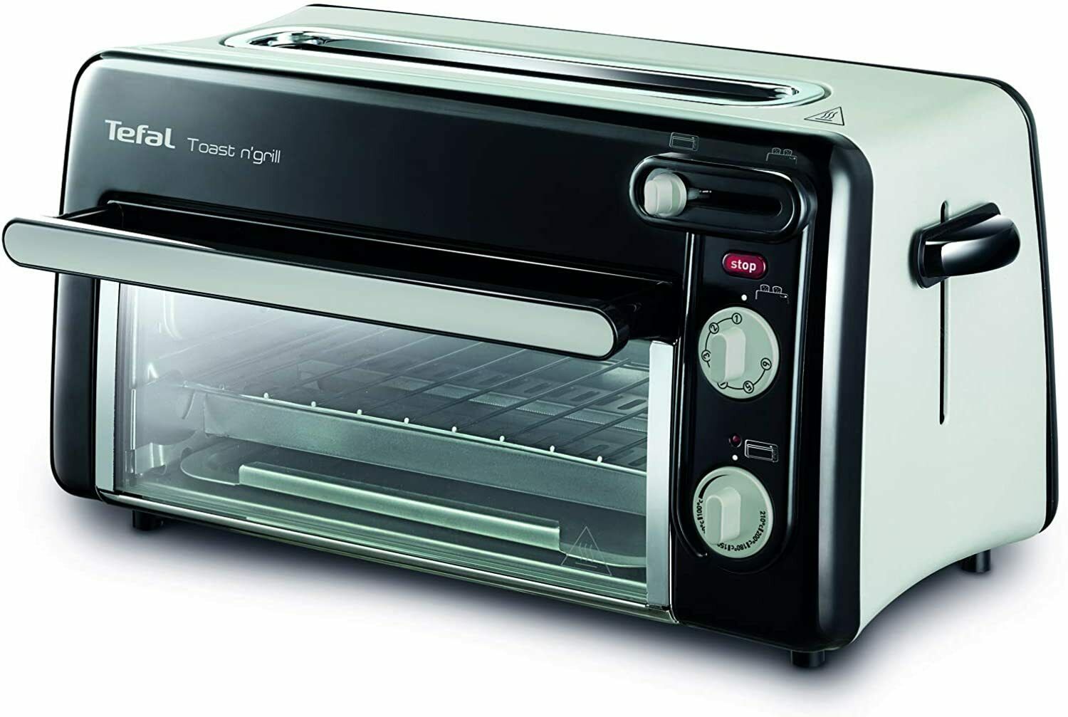 Tefal Toast & Grill TL6008 Toaster And Oven 2 On 1, 1300W Timer 1 Slot