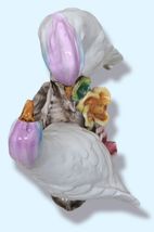 Large Capodimonte Love Birds on Branch with Flowers - 16" Tall - Made in Italy image 4