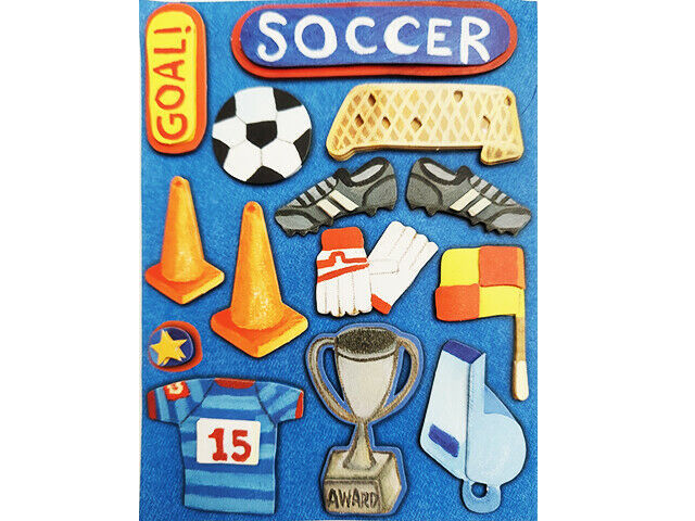 K&Company Rough & Tumble Soccer Sticker Set #569188