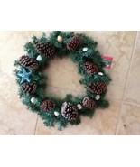 Starfish and pine cone green wreath 24&quot; - £29.59 GBP