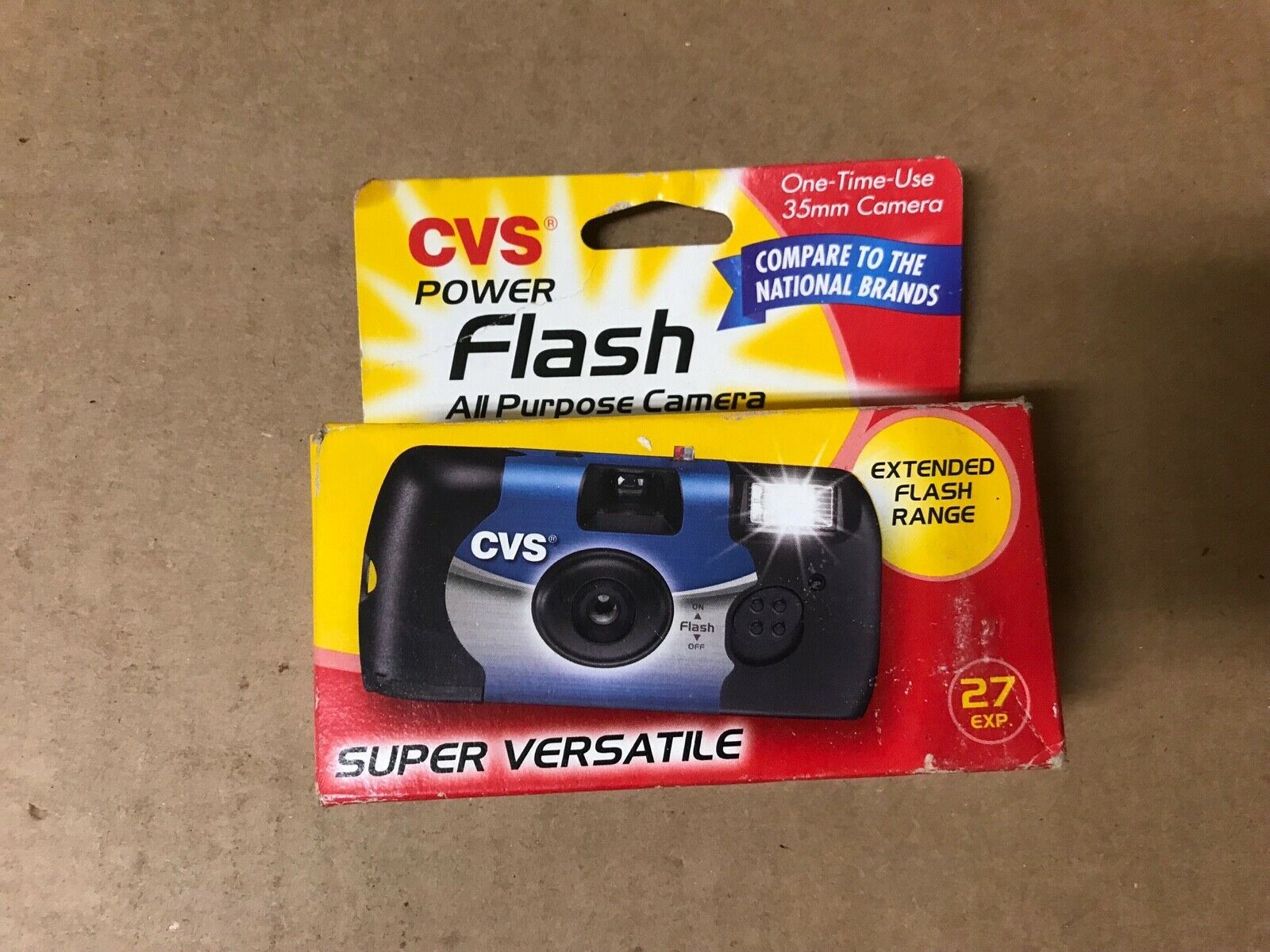 CVS Power Flash All Purpose Camera 35mm Process Before Date 201502