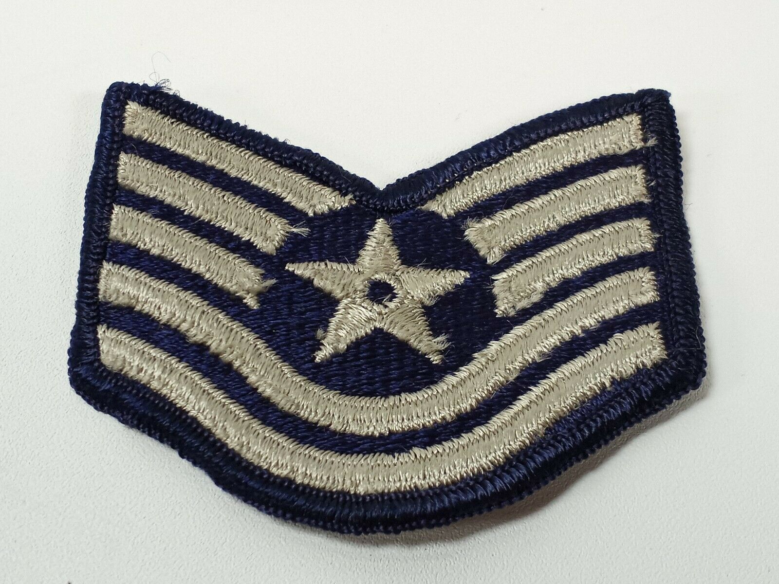 USAF Vietnam Era Tech Sergeant E-6 Rank Chevron Patches 4in & 3in 2 ...