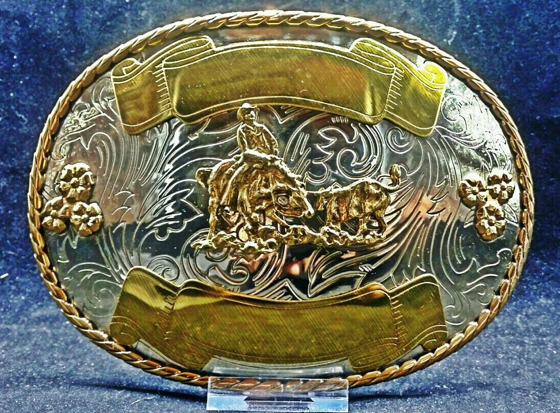 cutting horse belt buckle