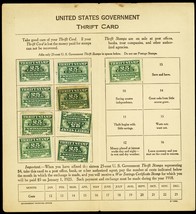 WS1, 25¢ Thrift Stamps In Thrift Stamp Album RARE! - Stuart Katz-
show origin... - $150.00