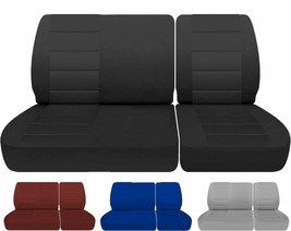 Car seat covers Fits 88-91 Chevy C/K 1500 Pickup 40/60 front bench, NO headrests - $84.99