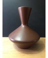 Royal Haeger RG93 Brown Angular Vase - $45.00