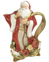 Fitz and Floyd Classics Large Porcelain Santa Claus Pitcher 13.25" Tall - $157.41