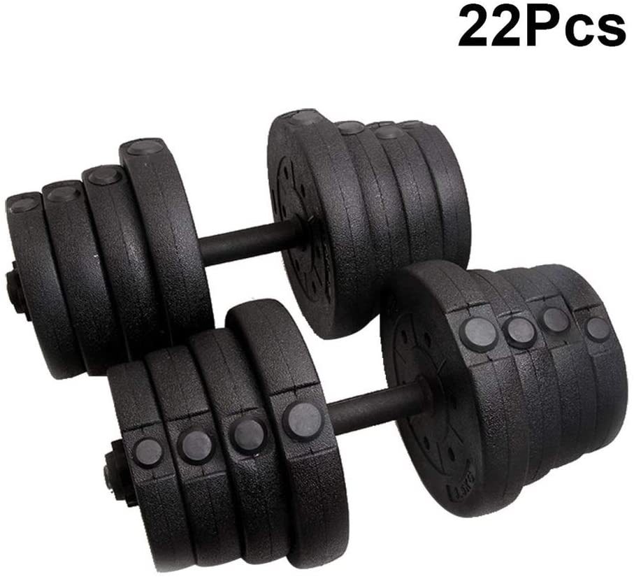 Adjustable Dumbbells ( 2x Dumbell Set w/dumbbell plates) 66 Pounds