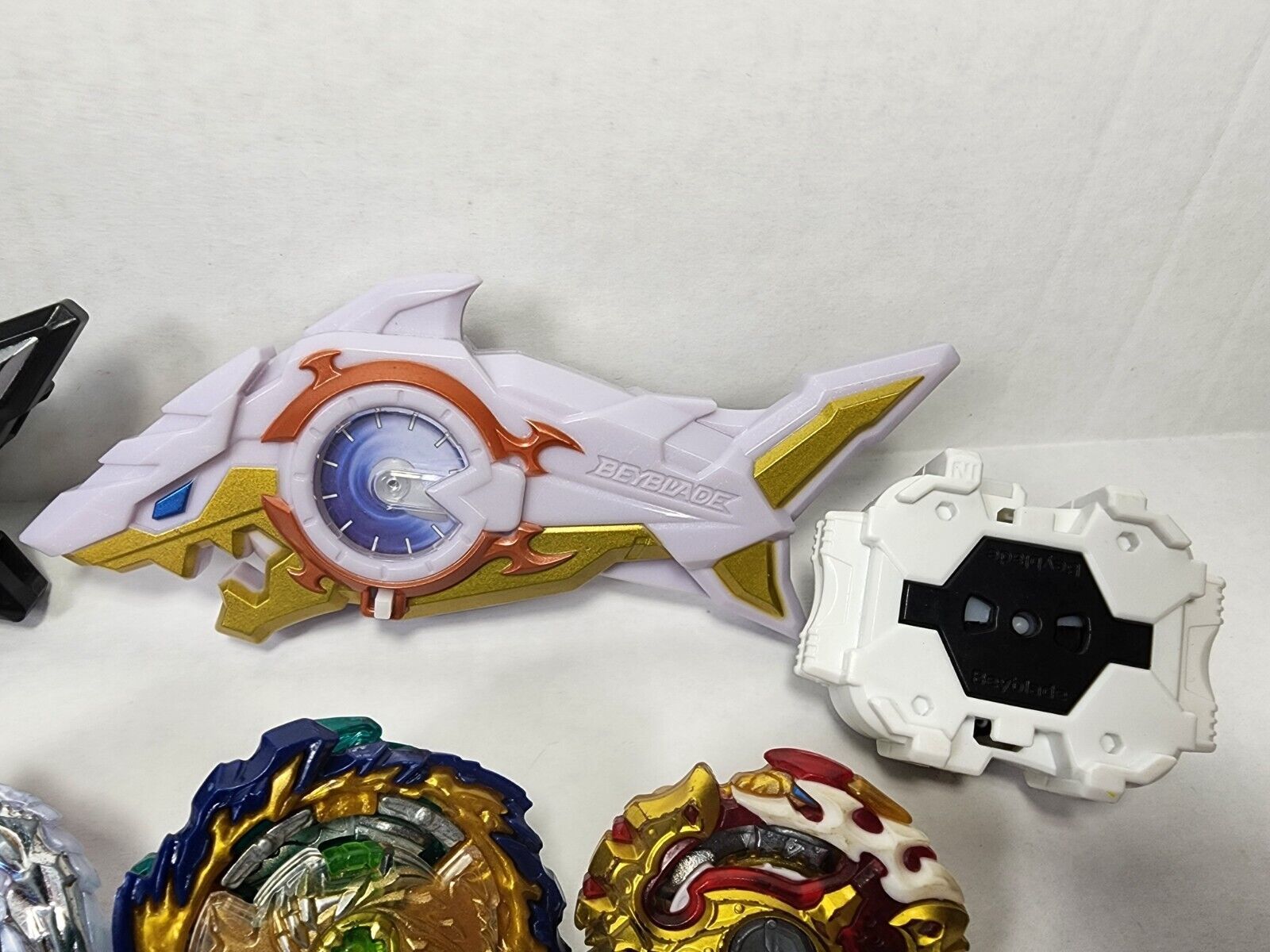 Beyblade Burst Lot Riptide Blast Shark Launchers Complete Tops Some ...